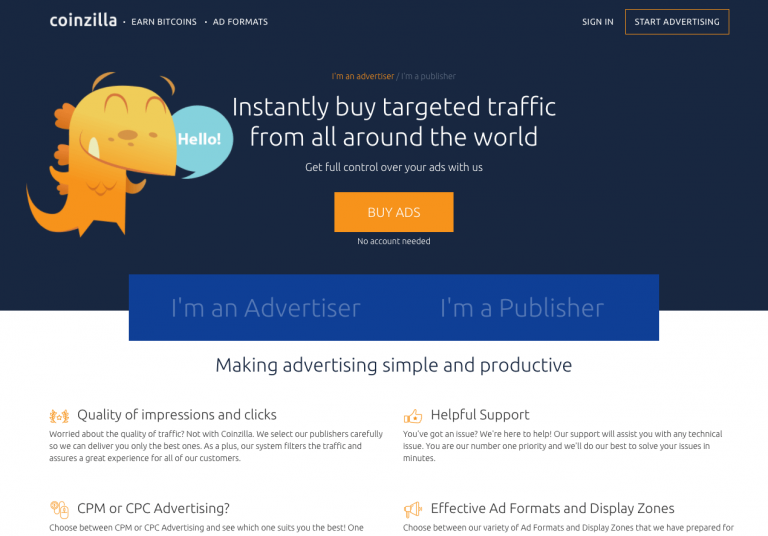 CoinZilla.io Review – Earn Bitcoin From Your Website