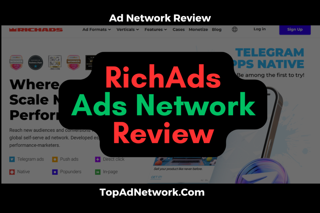 RichAds Review – Performance Marketing Advertising Network